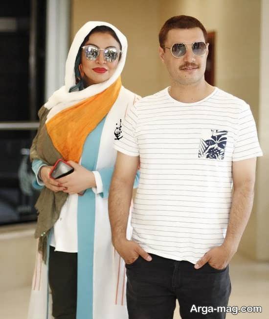 عکس دونفره جواد عزتی و همسرش