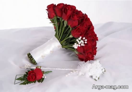 دسته گل شیک و زیبا برای عروس 