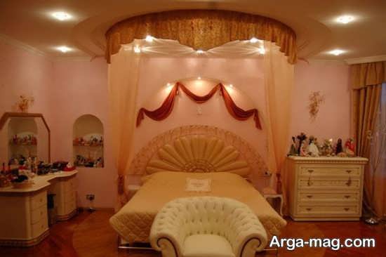 طراحی اتاق خواب شیک عروس 