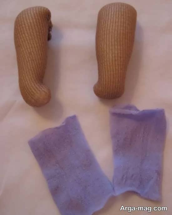 آموزش عروسک سازی با جوراب زنانه 