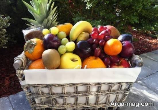 تزیین سبد میوه با کمک ایده های خلاقانه 