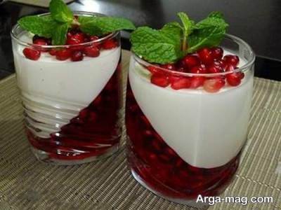 طرز تهیه پاناکوتای انار