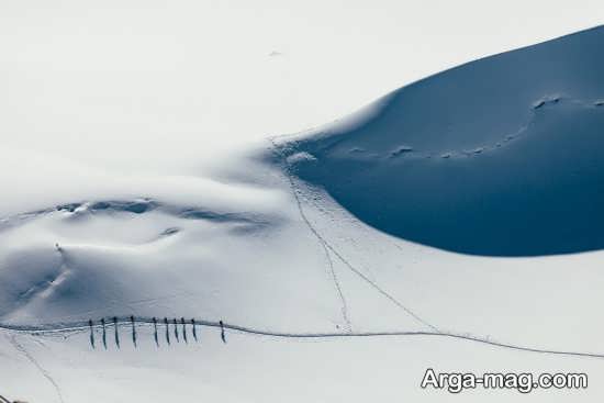 مناظر زیبای برفی
