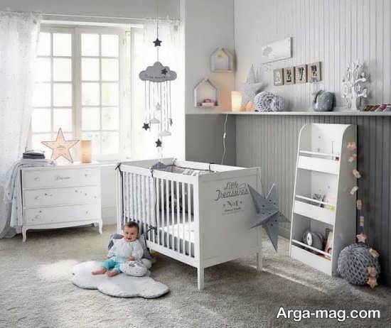اتاق نوزاد با دکوراسیون متفاوت 