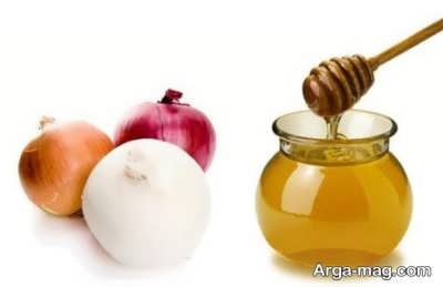 درمان سرفه با پیاز و عسل 