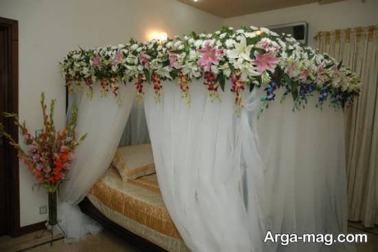 تزیین زیبا و خاص اتاق عروس 