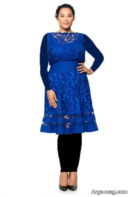 مدل لباس مجلسی گیپور برای خانم های میانسال 