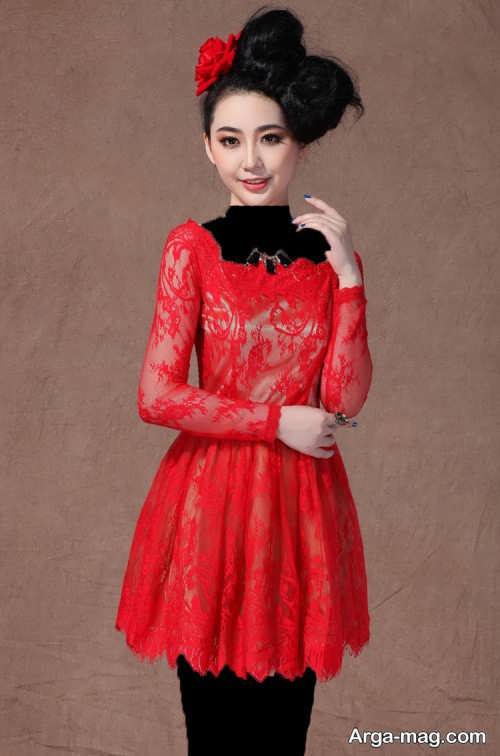 مدل لباس مجلسی کره ای گیپور
