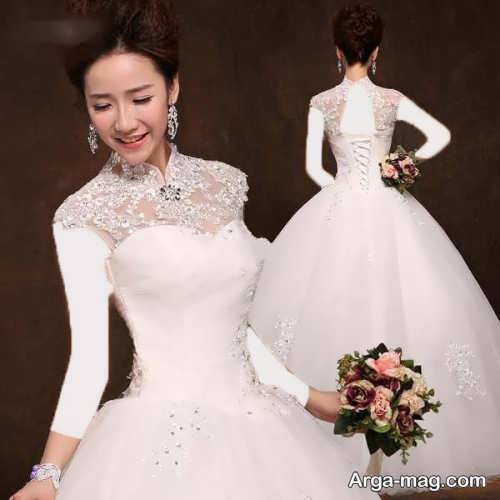 مدل لباس عروس کره ای زیبا و شیک 