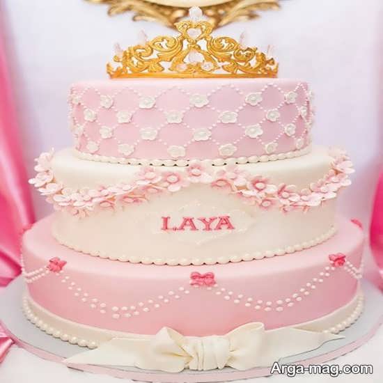 کیک تولد زیبا و بی نظیر در تم پرنسسی 