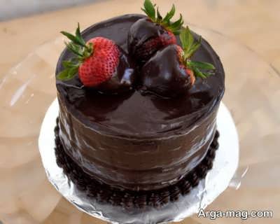 طرز پخت کیک شکلاتی بی بی 