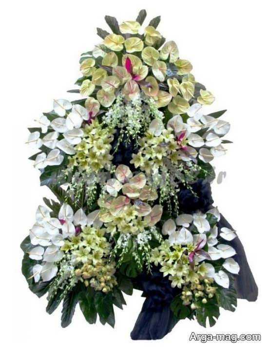انواع تاج گل بزرگ و کوچک برای مراسم ختم 