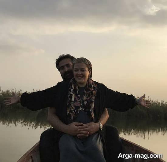 عکس زیبای بهاره رهنما و همسرش