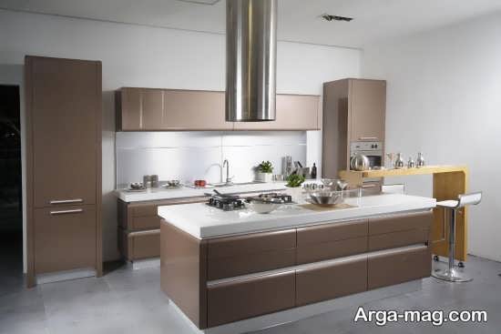 طراحی فضای داخلی آشپزخانه های کوچک به سبک مدرن