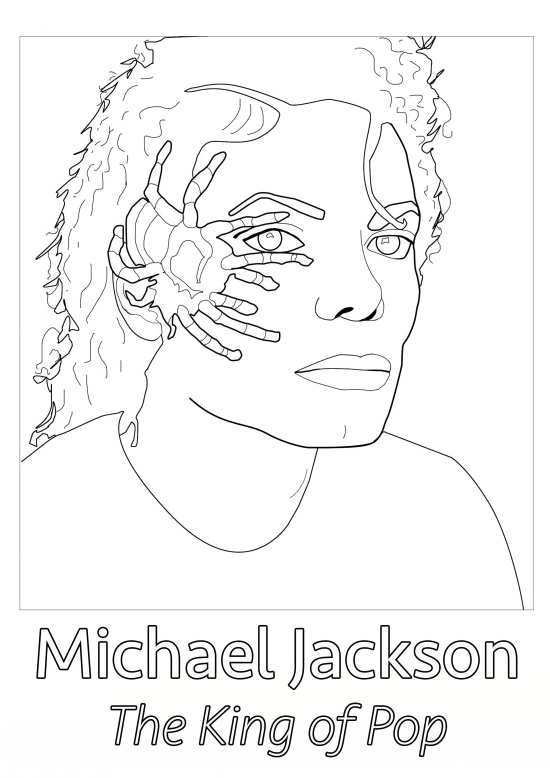 طرح رنگ آمیزی مایکل جکسون