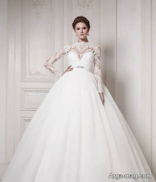 [تصویر:  Collar-Wedding-Dress-Princess-15.jpg]