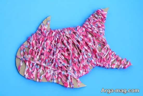 کاردستی جالب ماهی با کاموا