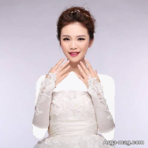 مدل دستکش کره ای عروس 