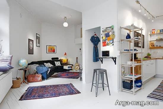 دیزاین عالی فضای کوچک آپارتمان