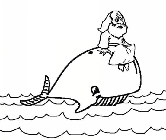 نقاشی حضرت یونس و نهنگ 