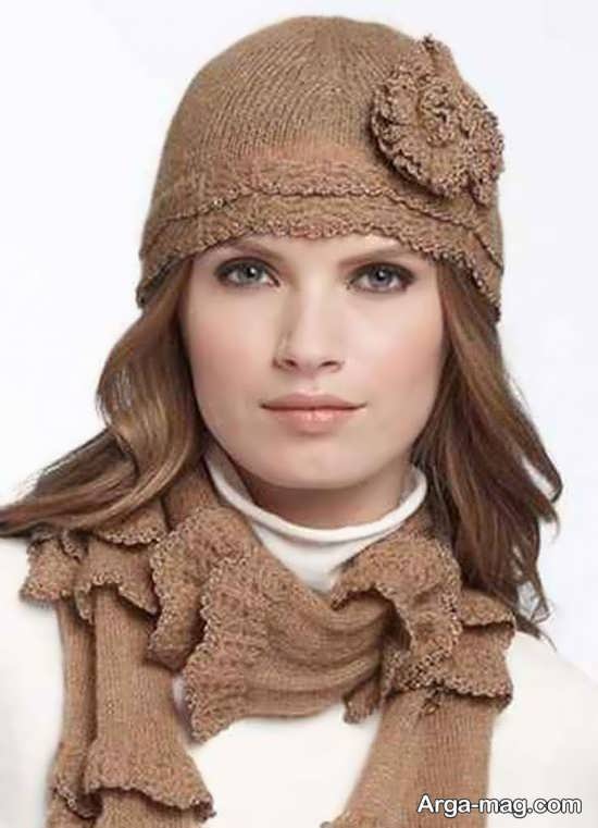 مدل شال و کلاه زمستانه