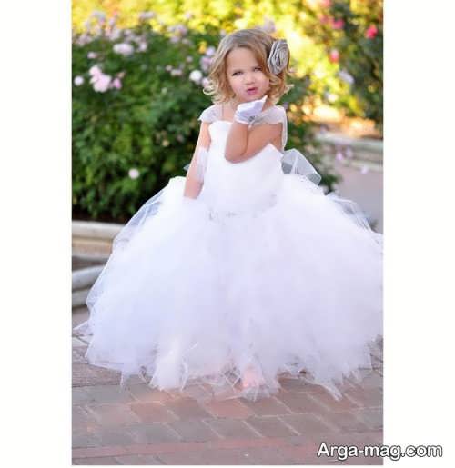 مدل لباس عروس بچه گانه پرنسسی شیک و جذاب