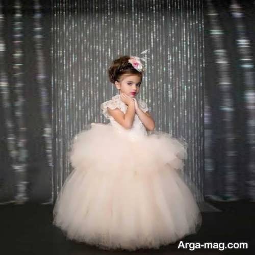 مدل لباس عروس بچه گانه پرنسسی شیک و جذاب