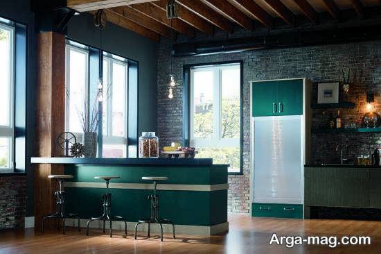 طراحی فضای داخلی لاکچری آشپزخانه