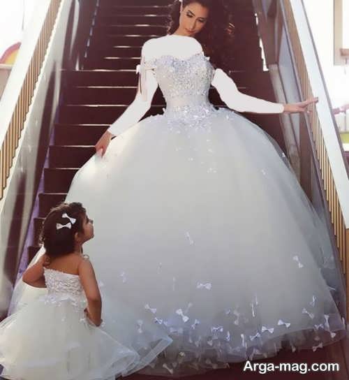 مدل لباس عروس پف دار