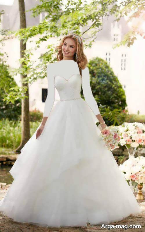 مدل لباس عروس شیک پرنسسی 