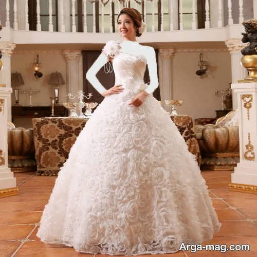 مدل لباس عروس پرنسسی زیبا و جذاب