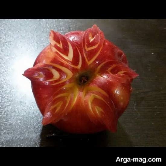 نمونه میوه آرایی سیب