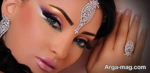 آرایش چشم زیبا عربی 