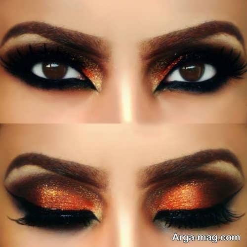 مدل آرایش چشم زیبا عربی 