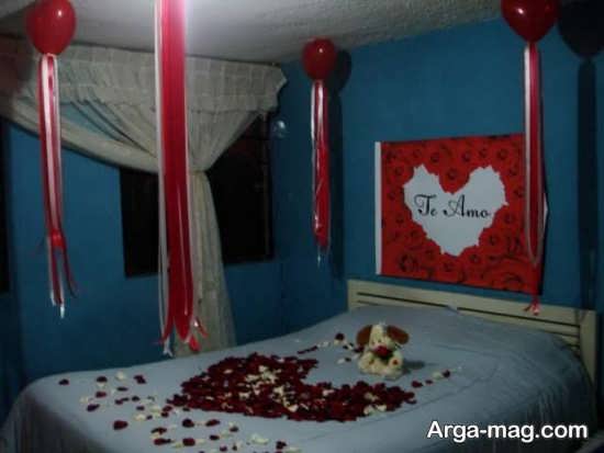 تزیین رمانتیک اتاق خواب عروس