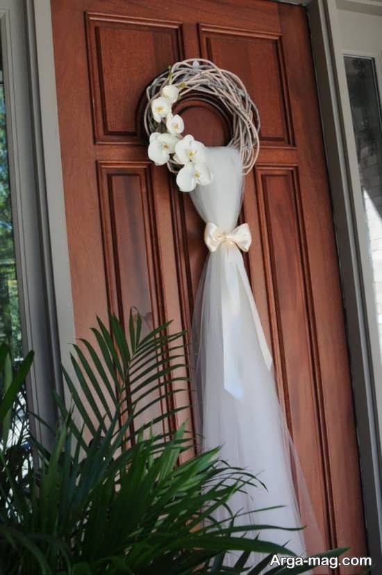 دکور زیبای درب اتاق عروس