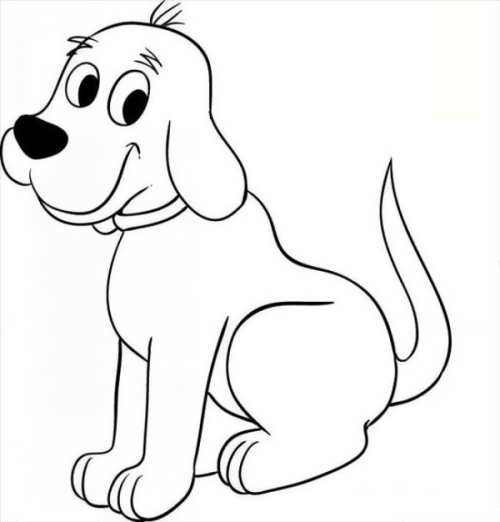 نقاشی سگ برای بچه ها 
