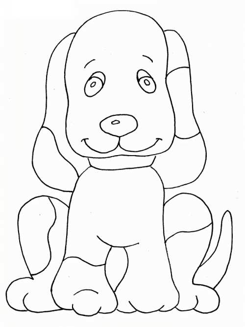 نقاشی سگ برای بچه ها 