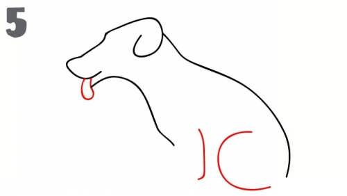 آموزش نقاشی سگ 