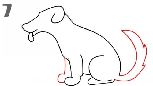 نقاشی سگ 