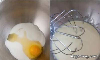 تخم مرغ و شیر