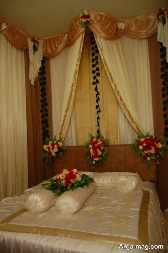 طراحی اتاق عروس با گل