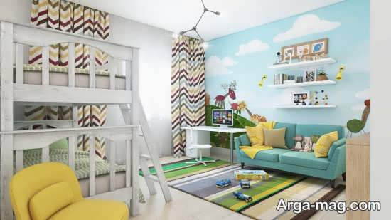 طراحی متفاوت اتاق کودک