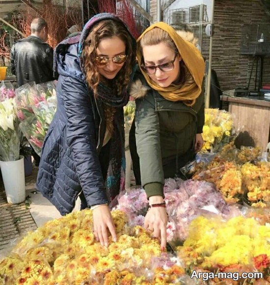 بهاره افشاری در بازار تهران