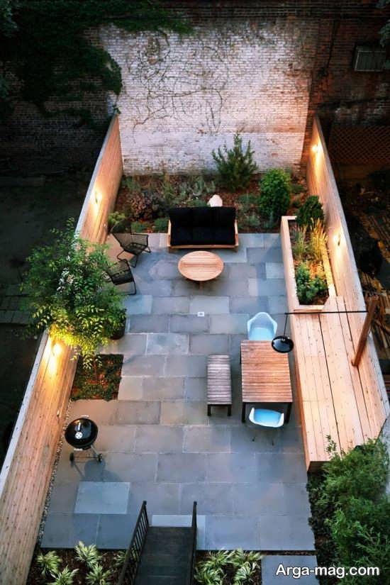 طراحی جذاب فضای سبز محوطه خانه
