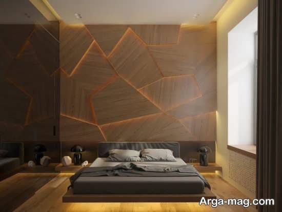 طراحی عالی تخت خواب چوبی