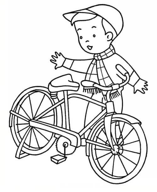 آموزش کشیدن نقاشی دوچرخه برای کودکان 