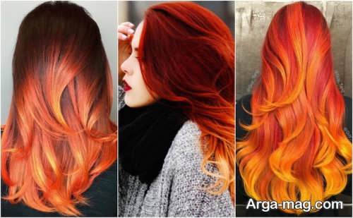 رنگ موی آتشی از انواع رنگ موهای فانتزی و زیبا است و اگر شما تمایل دارید...
