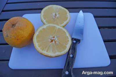 نصف کردن نارنج