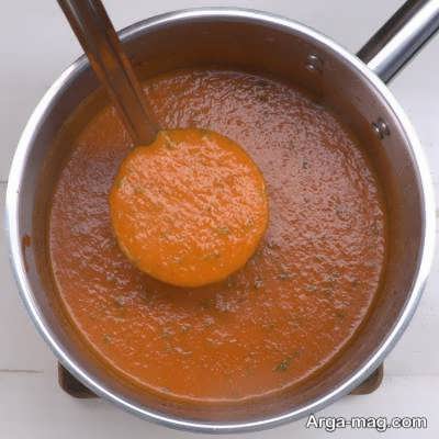 طرز تهیه سوپ گوجه فرنگی 